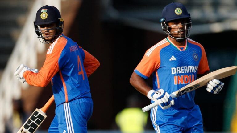 Samson and Abhishek struggle in SMAT match