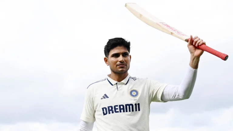 Shubman Gill during 4th T20I innings