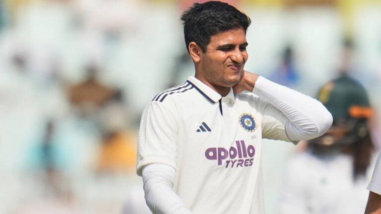 Shubman Gill ruled out due to neck injury