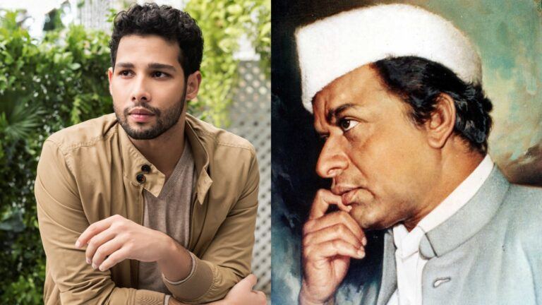 Siddhant Chaturvedi as V. Shantaram
