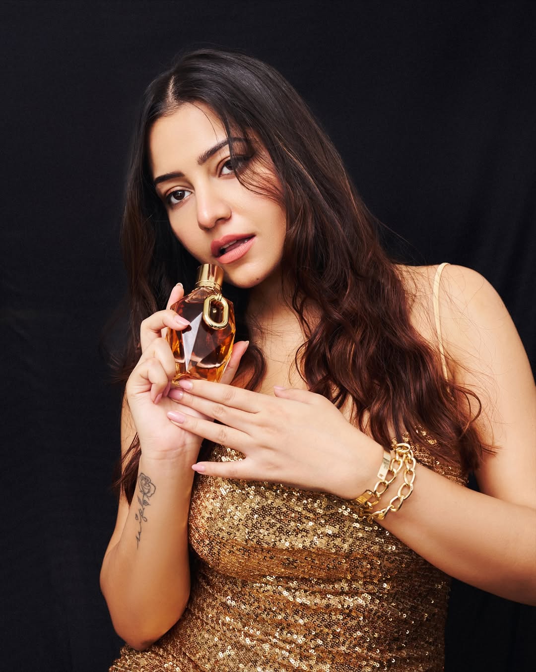 Simran Kaur Runs A Hand Through Her Hair