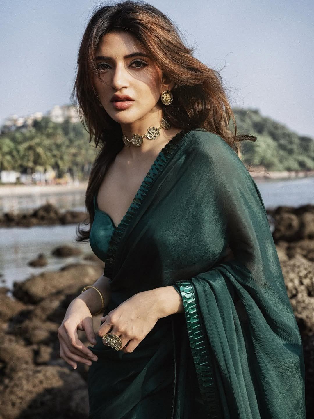 Sreeleela's Bold Green Saree Look Is Pure Fire