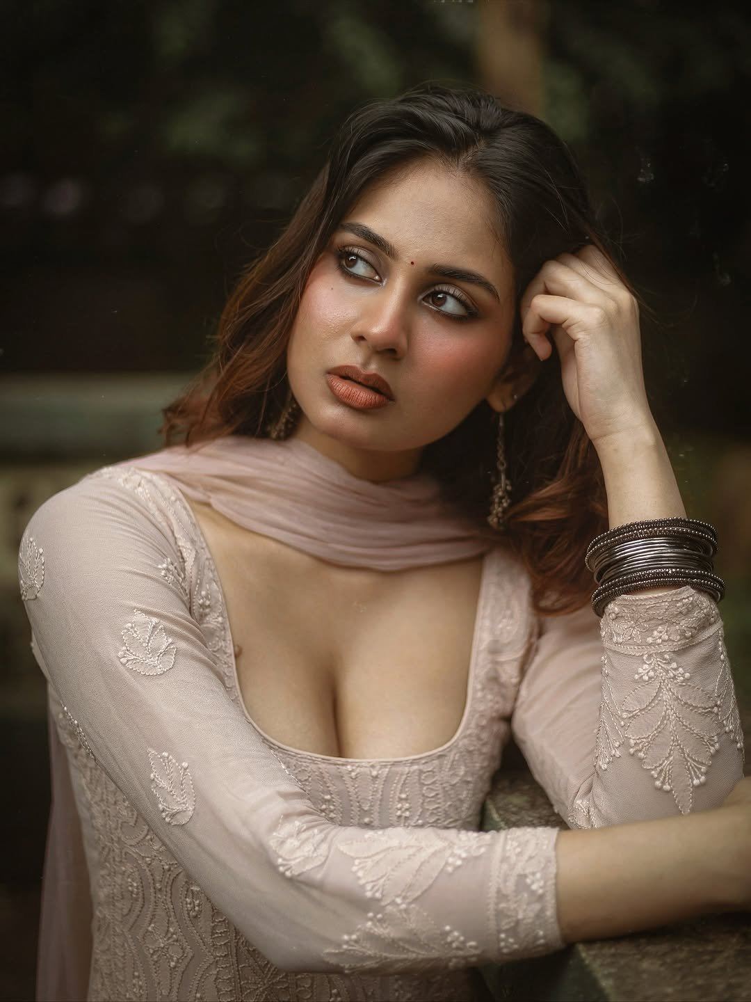 Srushti Bannatti's Alluring Gaze At The Camera