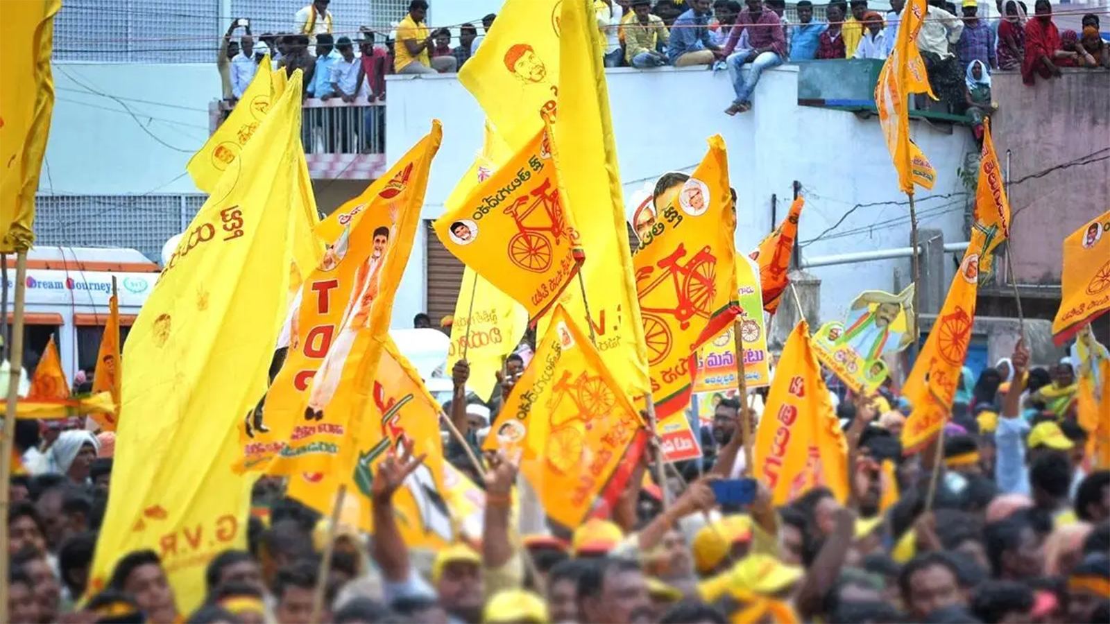 TDP leaders at NTR Bhavan training program