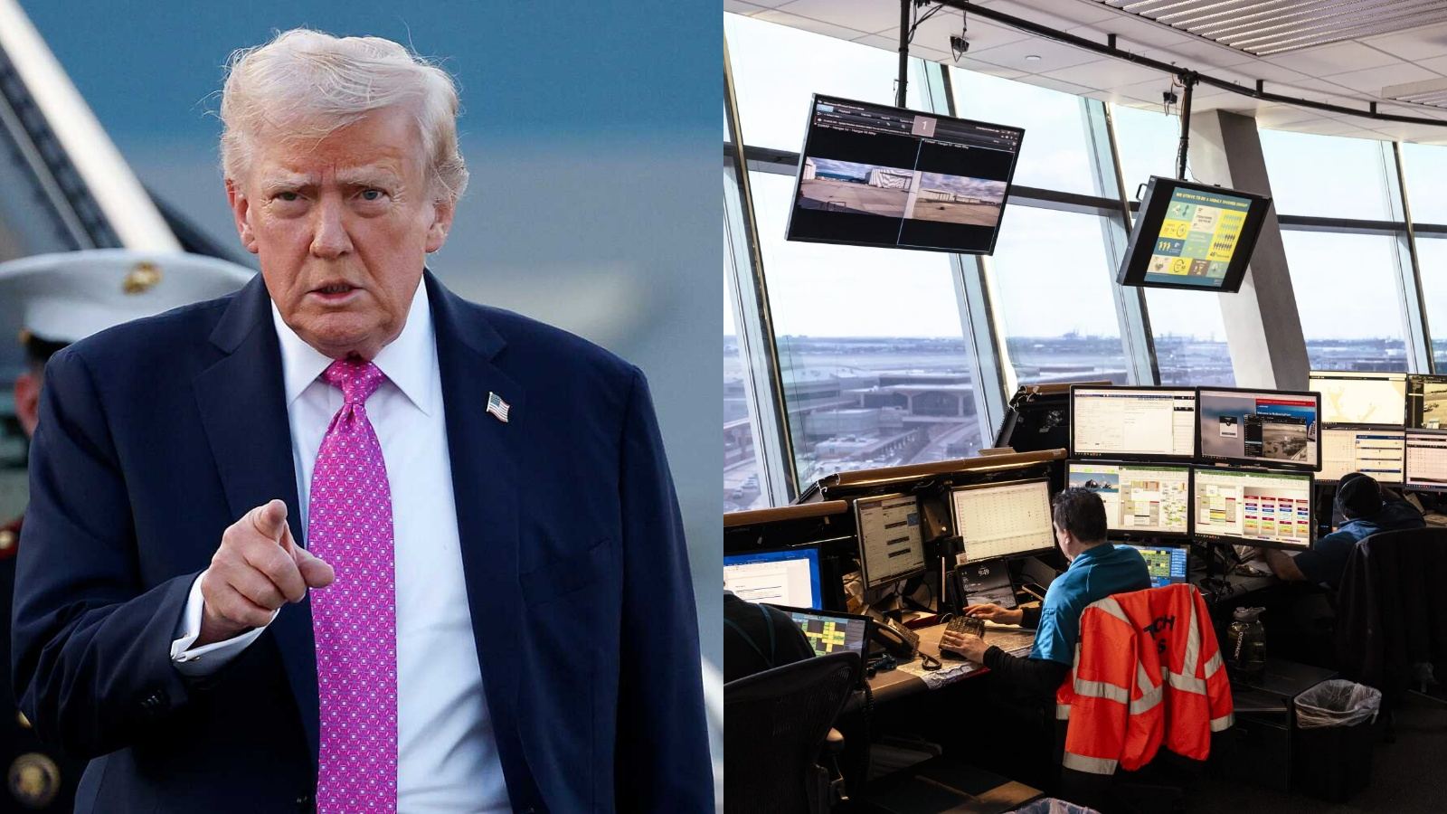 Trump warns air traffic controllers to return