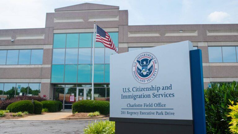 USCIS building representing green card delays