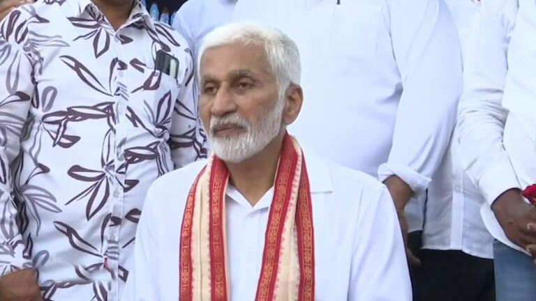 Vijaysai Reddy’s unexpected pressmeet