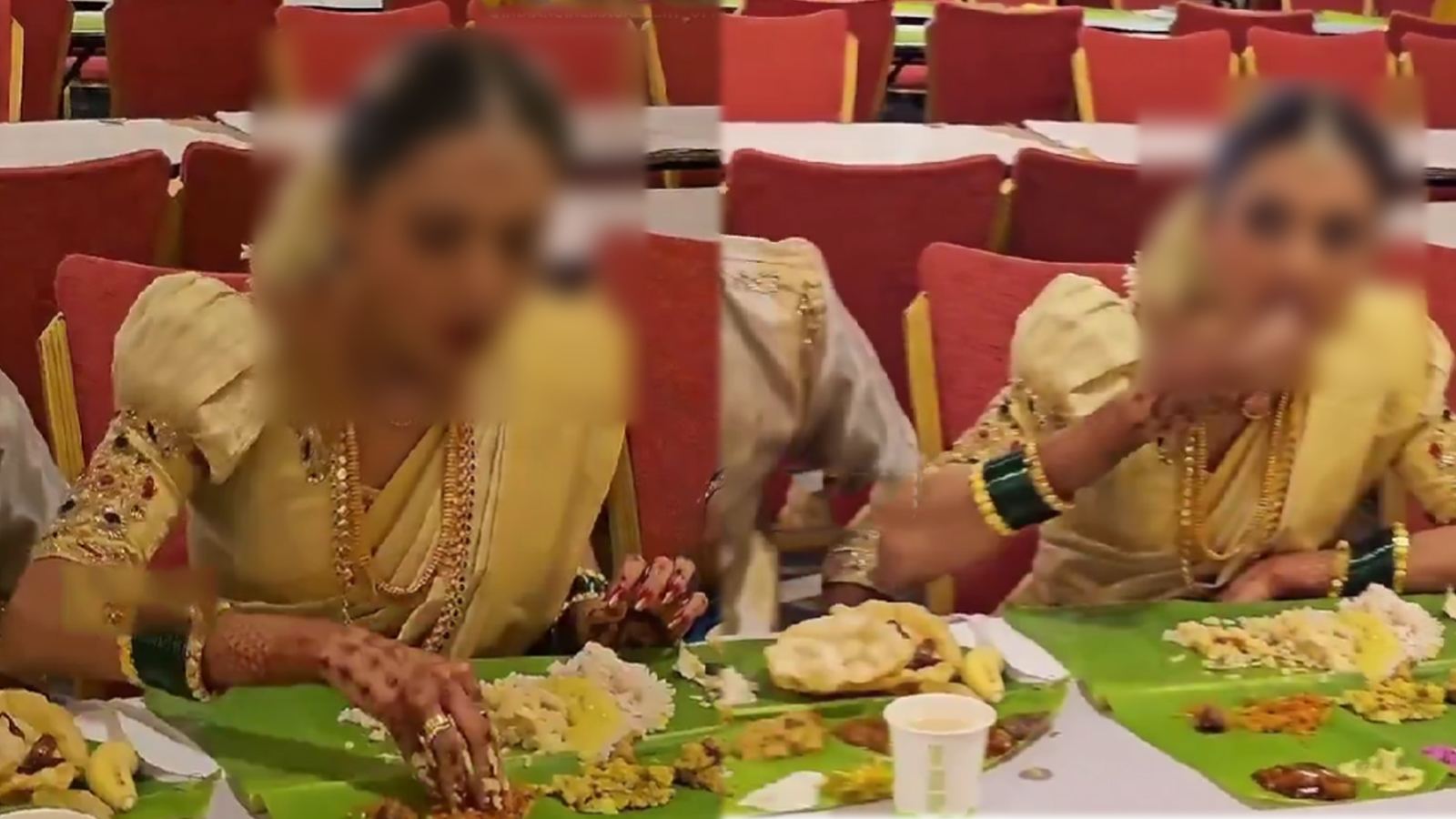 Viral Video of Bride Eating Sparks Debate