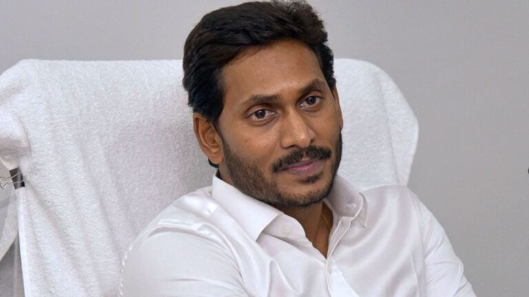 YS Jagan Mohan Reddy outside court