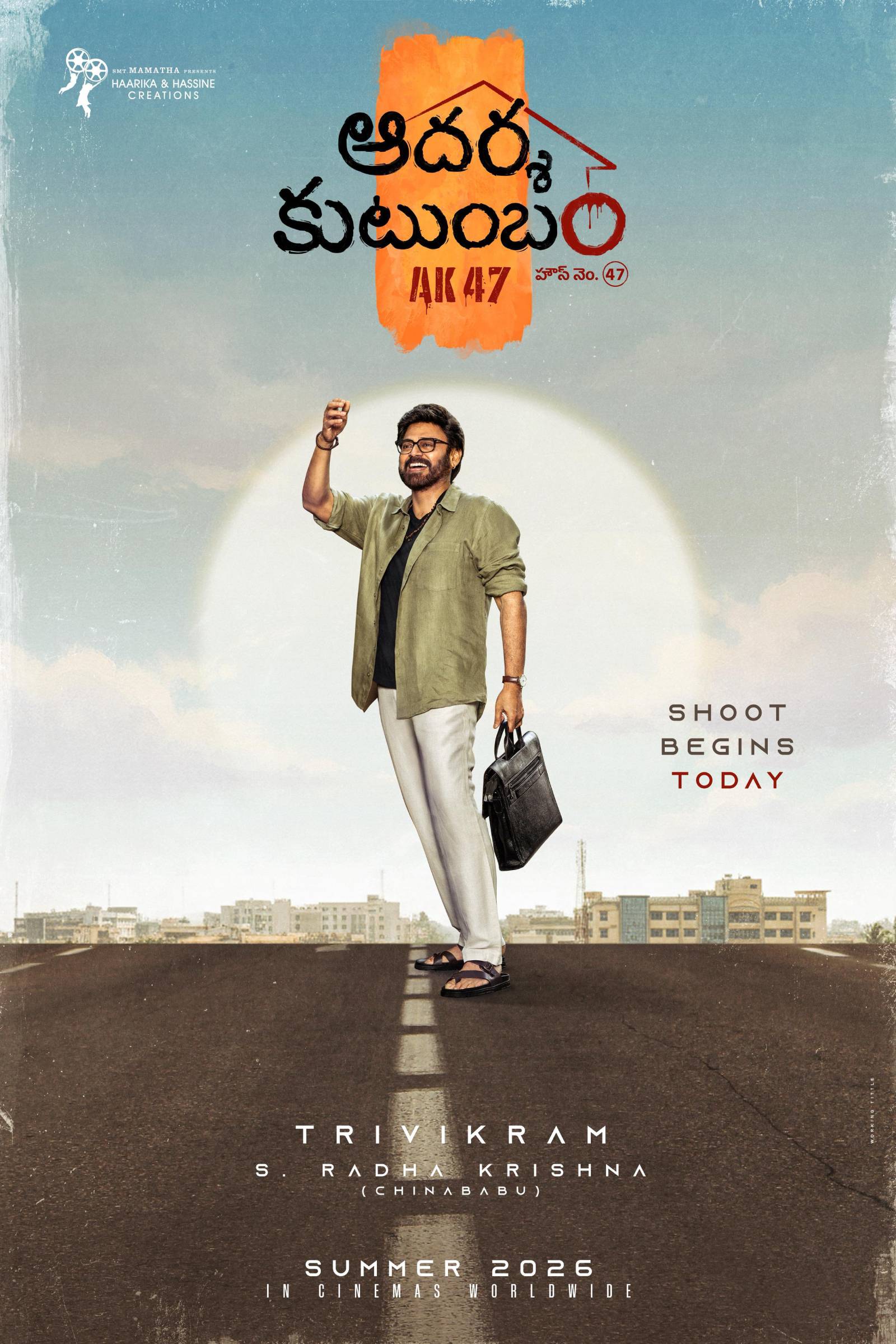Trivikram and Venkatesh AK-47 movie poster