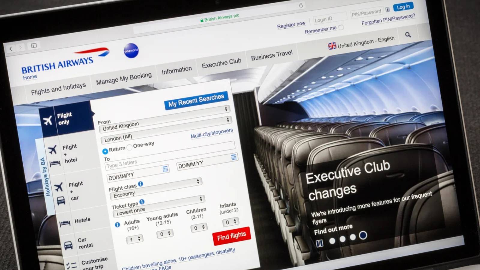 British Airways booking fraud case