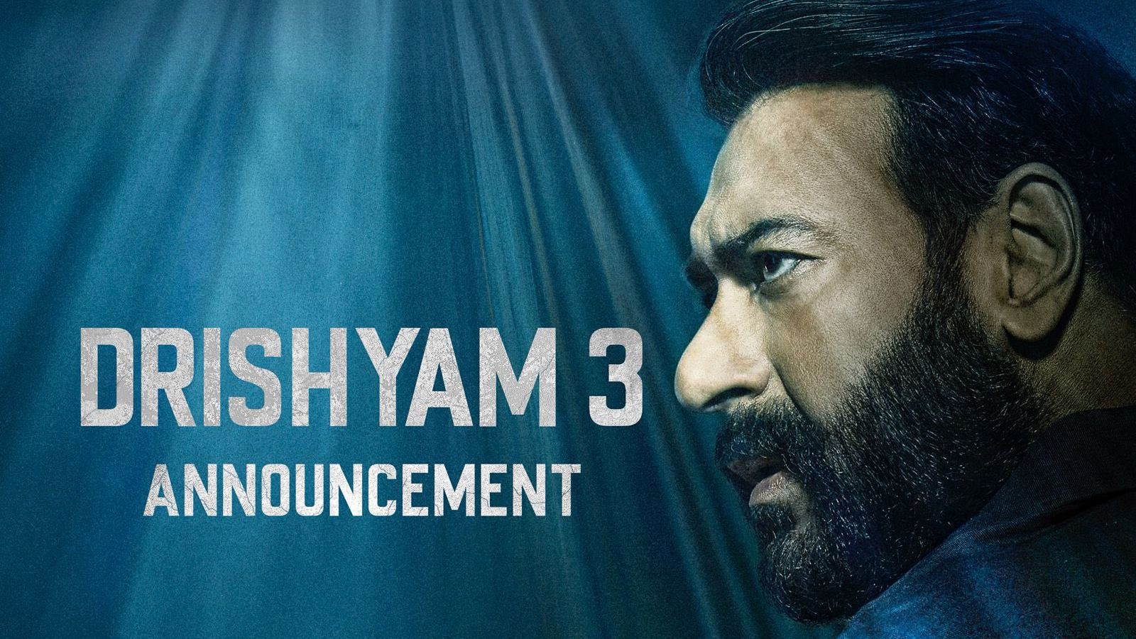 Ajay Devgn Drishyam 3 announcement update