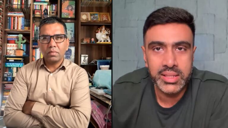 Ashwin reacts to Easwaran century debate