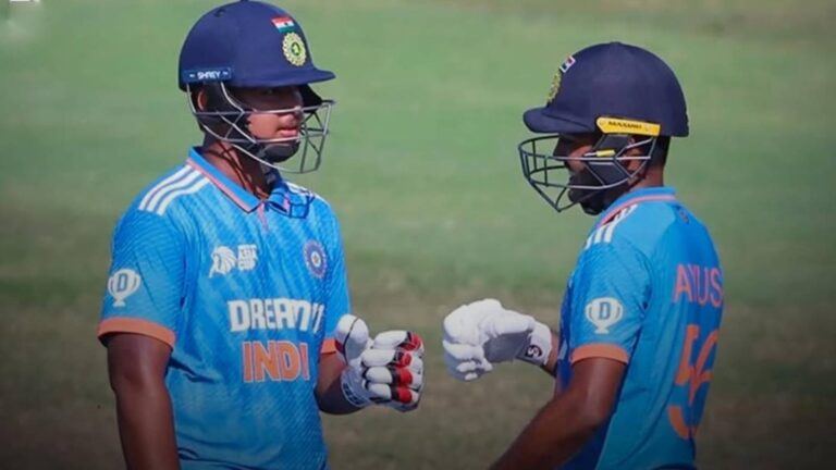 Ayush Mhatre with Vaibhav Suryavanshi