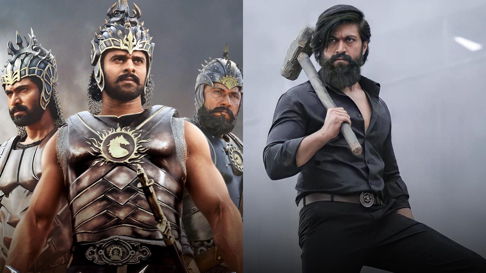 Baahubali KGF Pushpa franchise montage