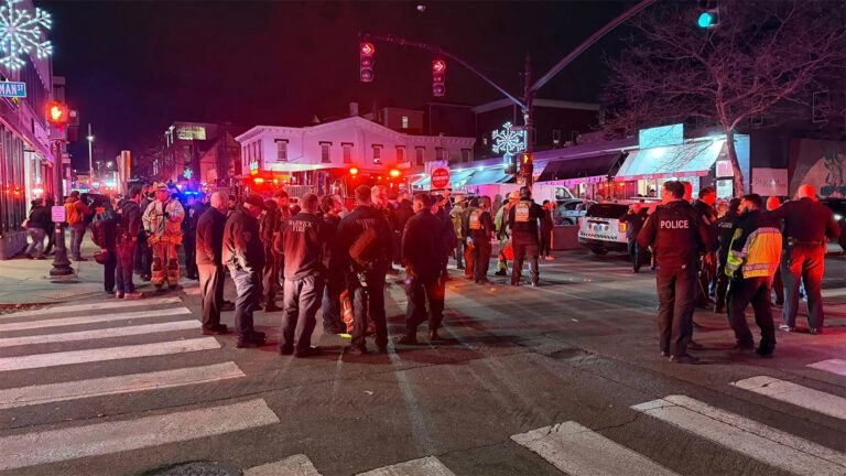Police at Brown University campus
