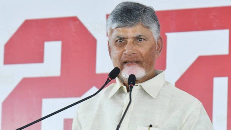 Chandrababu addressing welfare updates in AP