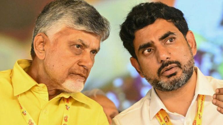 Chandrababu and Lokesh Davos trip