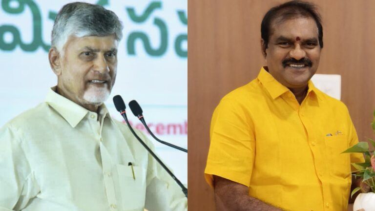 Chandrababu Naidu praising TDP leadership and dedicated party cadre during East Godavari meeting