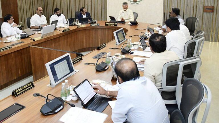 Chandrababu reviewing TDP performance