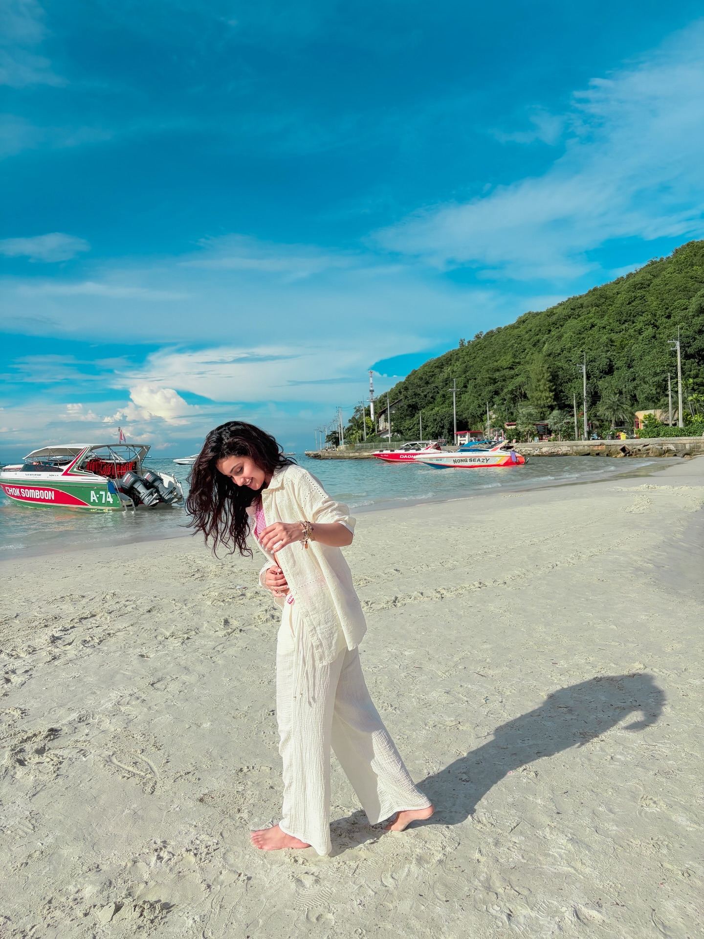 Deepika Pilli summer style captured by shoreline