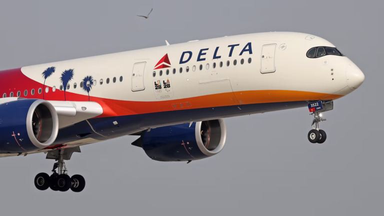 Delta flight delay Thanksgiving travel story