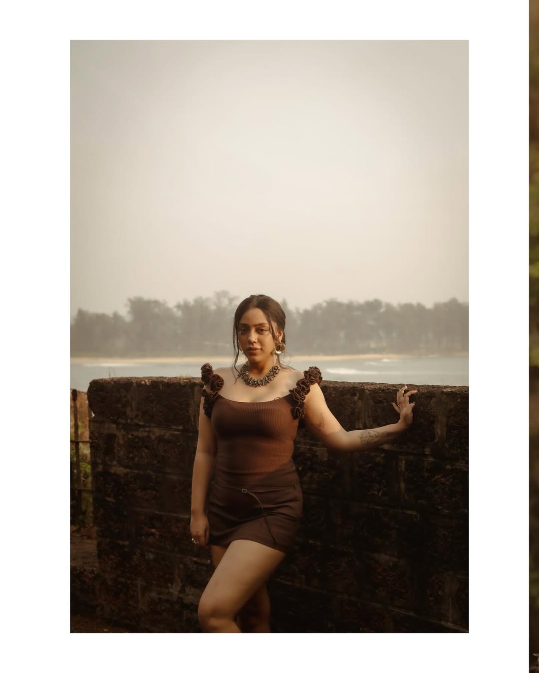 Deviyani Sharma Rustic Glam Vibe In Mini Skirt