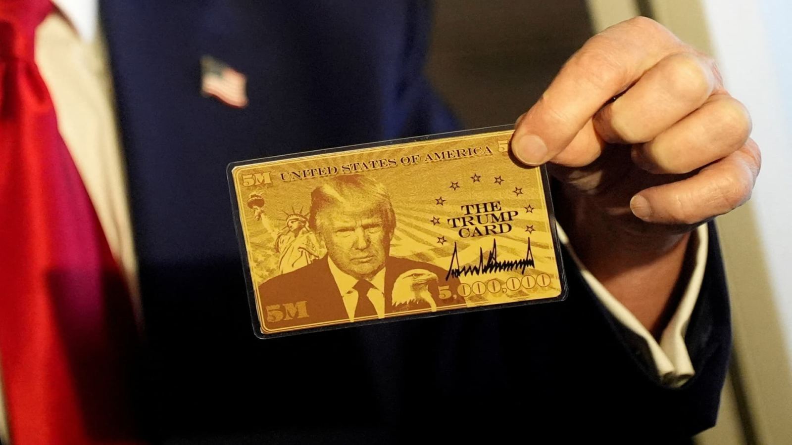 Donald Trump unveils Gold Card plan