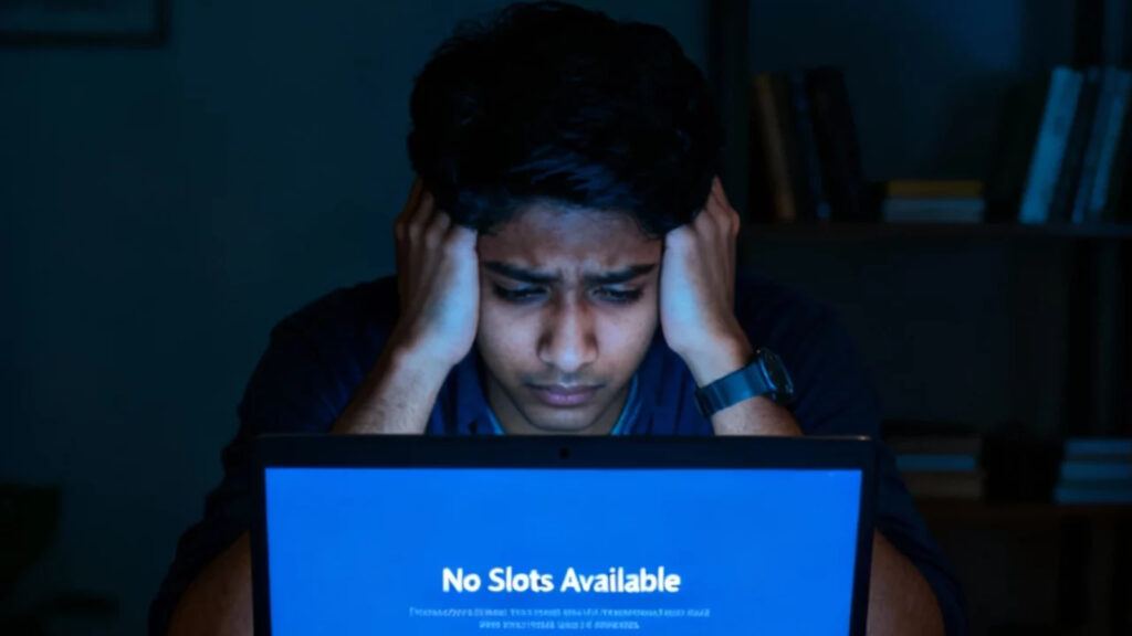 F-1 visa slot booking problem