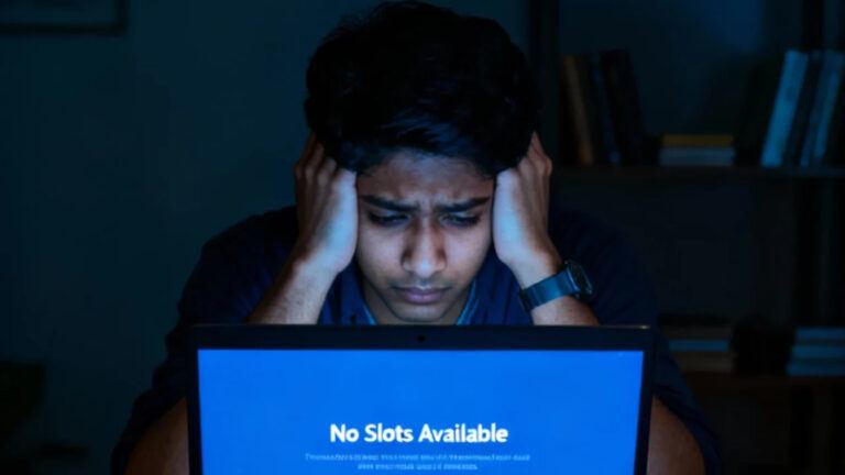 F-1 visa slot booking problem