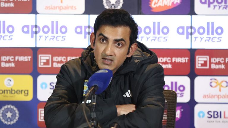 Gautam Gambhir reacts to India Test loss