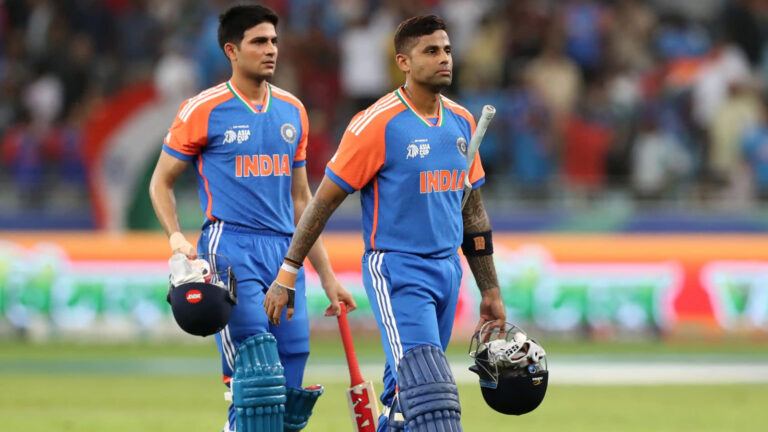 Gill and Suryakumar after early dismissals