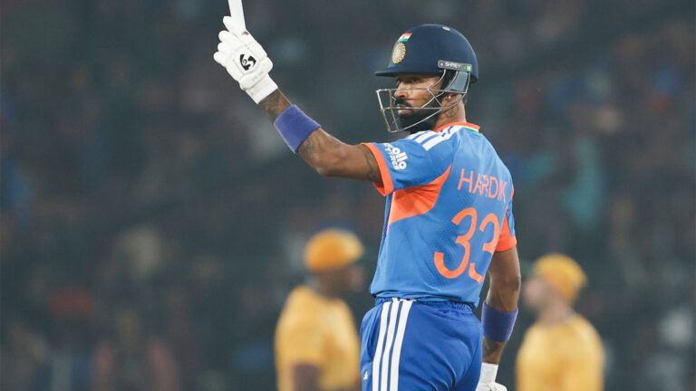 Hardik Pandya Leads India to Big Win