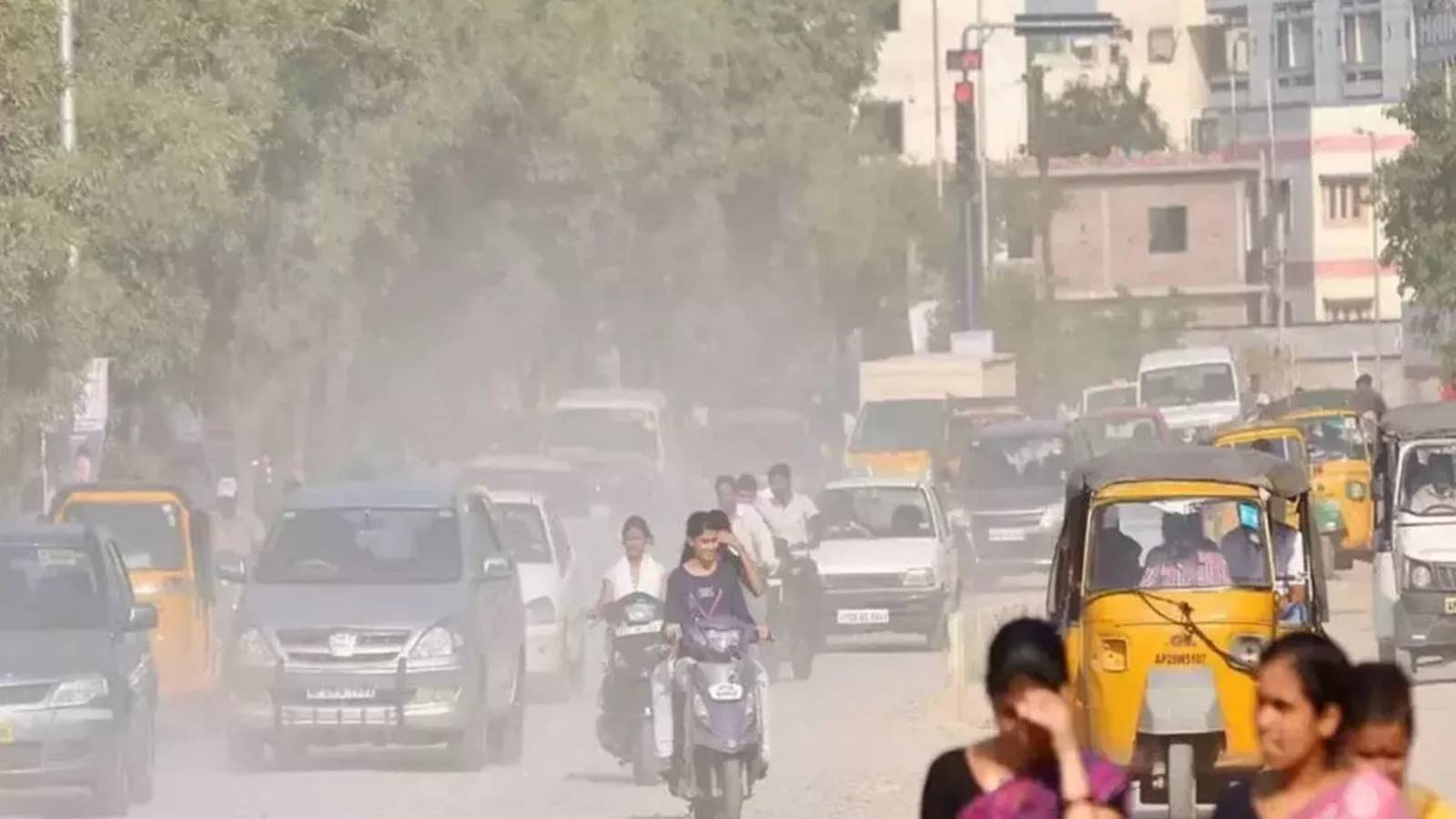 Hyderabad air pollution and AQI levels