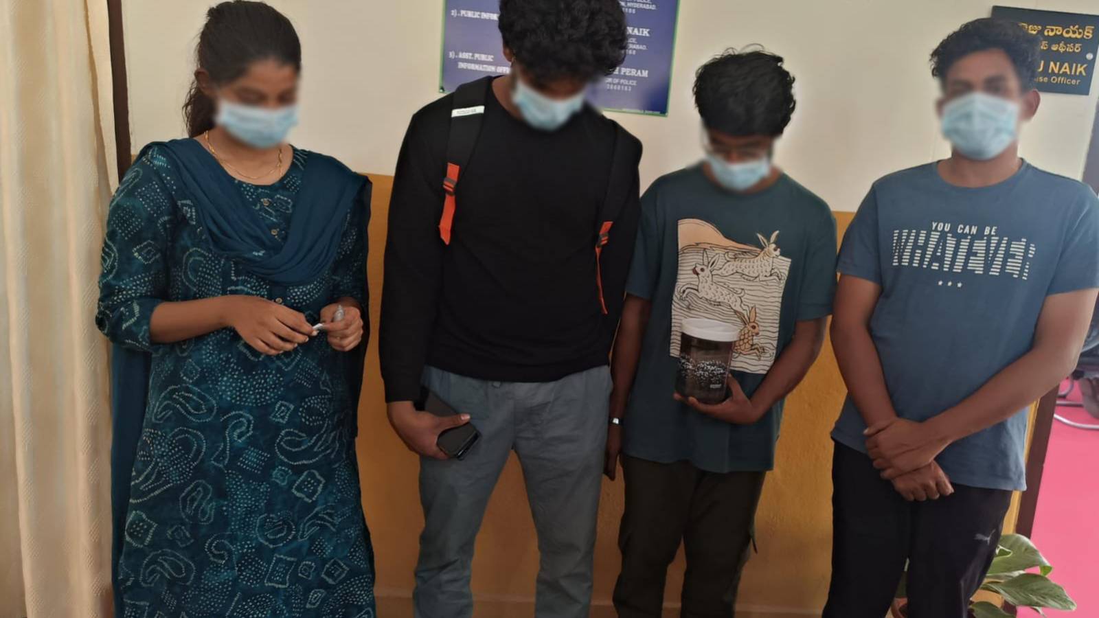 Hyderabad police drug raid