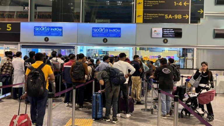 IndiGo flight cancellation chaos in airports