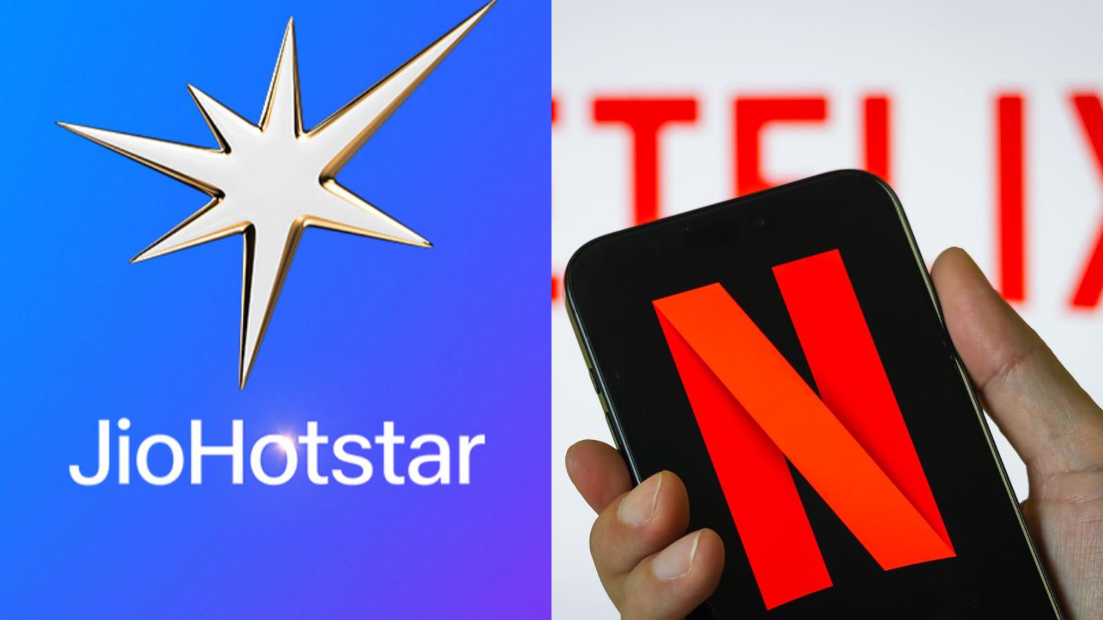 JioHotstar vs Netflix subscriber comparison chart
