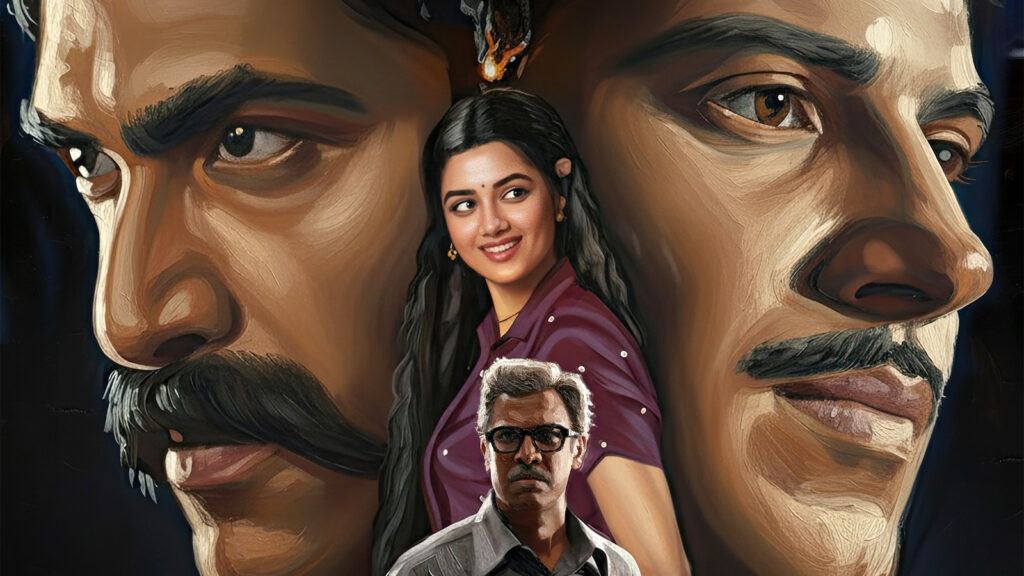 Dulquer Salmaan in Kaantha Netflix poster