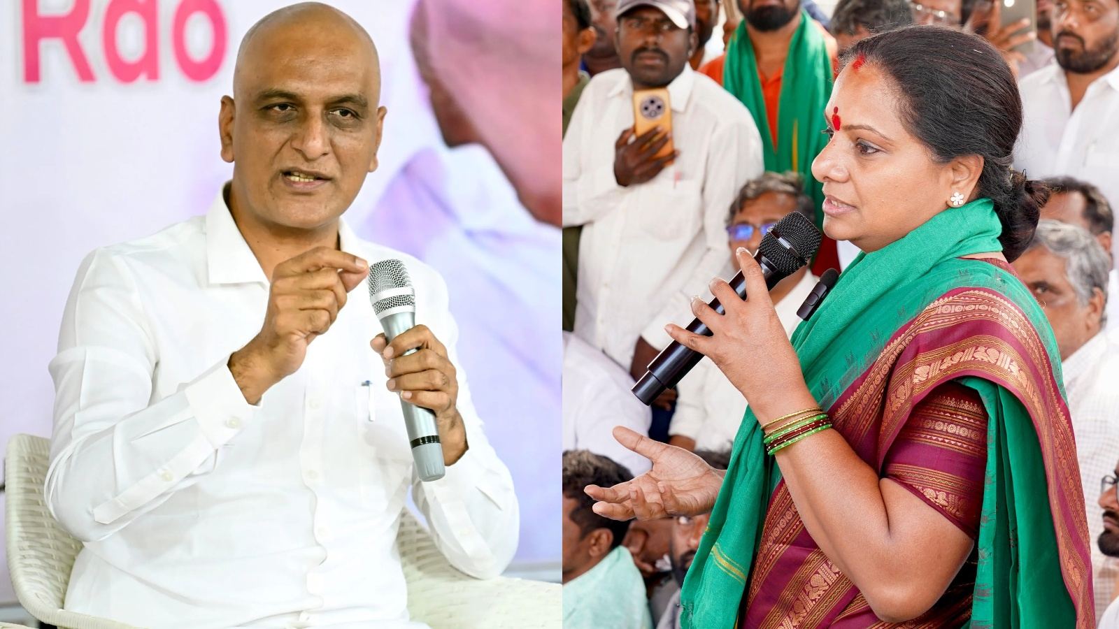 Kavitha Targets Harish Rao, Sparks BRS Political Storm