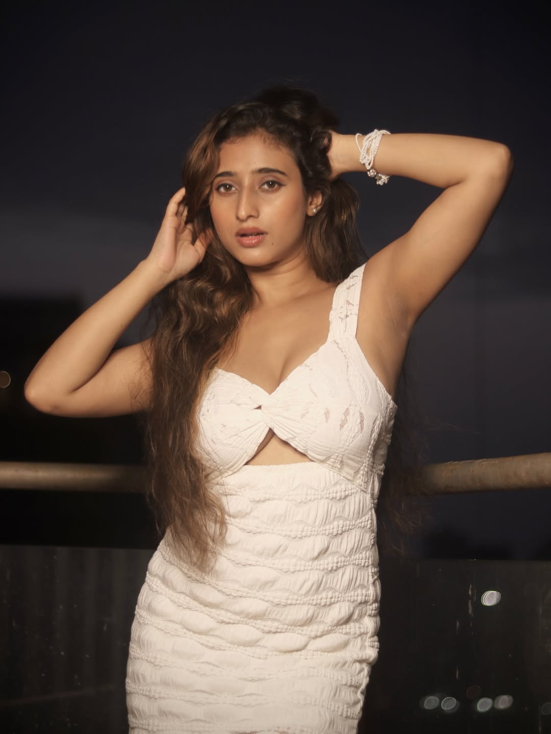 Kheyali Nath Flaunts Curves In Tight White Look