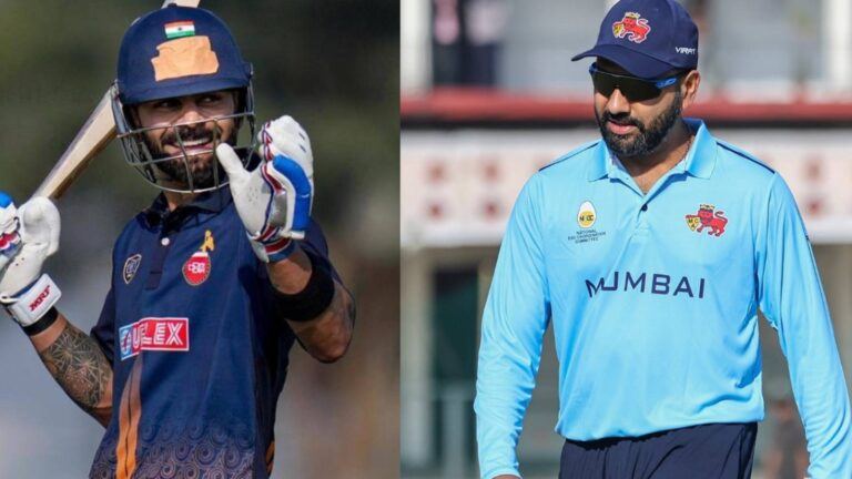 Kohli and Rohit Vijay Hazare Trophy return