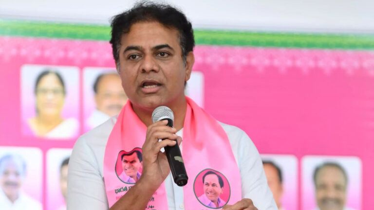 KTR addresses meeting in Telangana