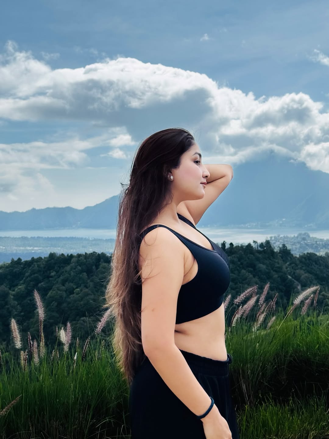 Kuhoo Paranjape Wind Swept Hair In Nature Photo
