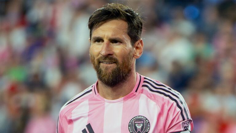 Lionel Messi at Uppal Stadium Hyderabad