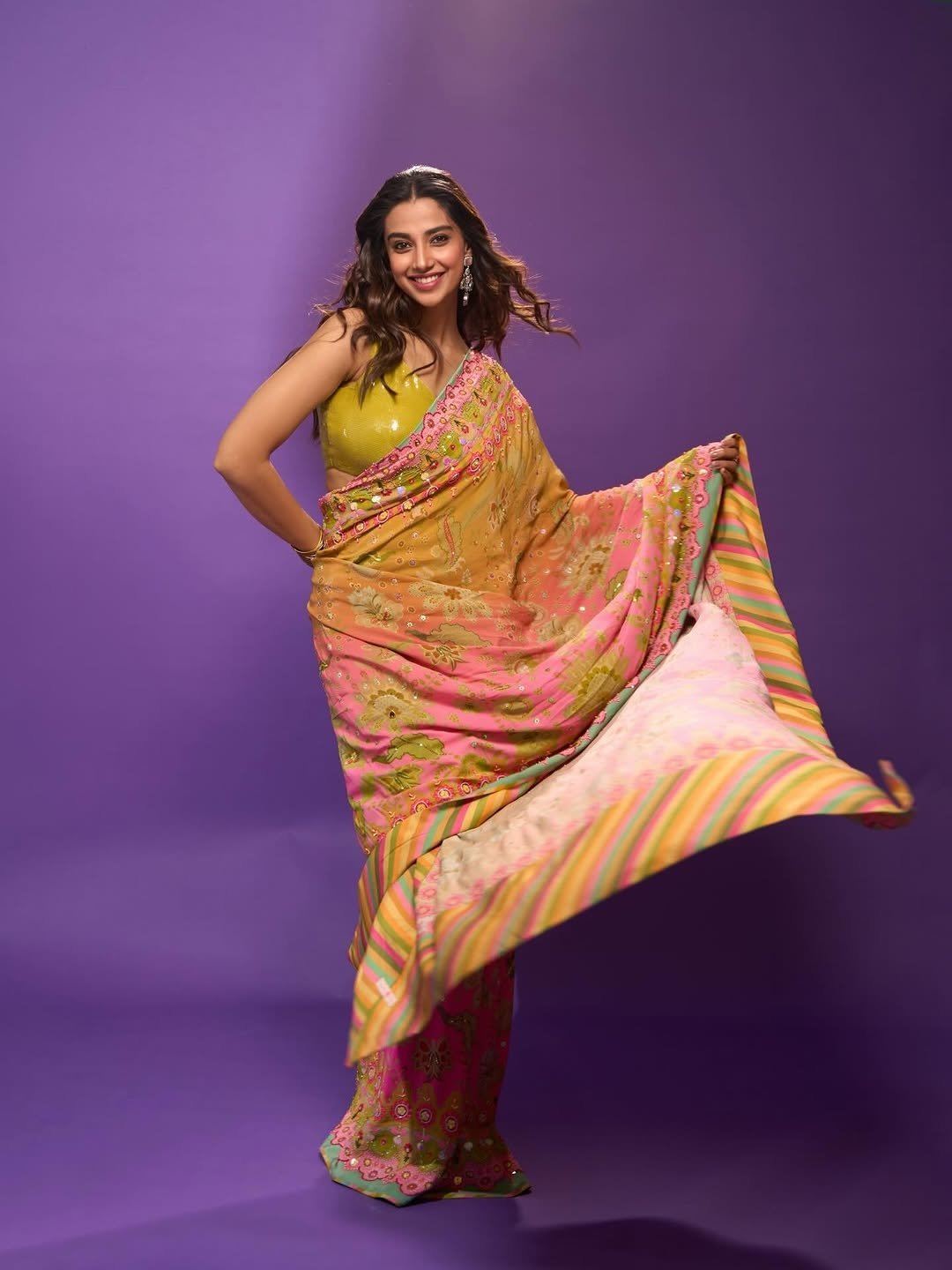 Meenakshi Chaudhary Looks Divine In Floral Print