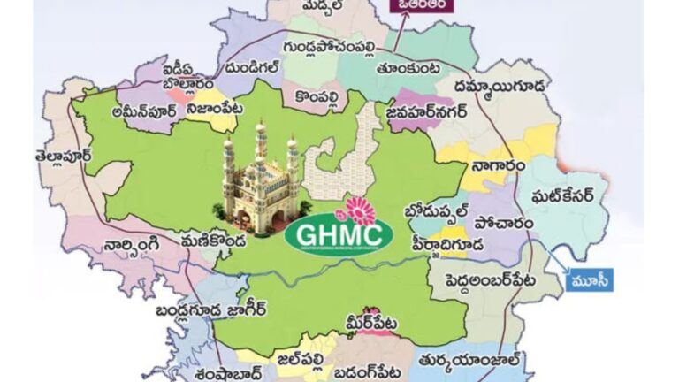 Mega GHMC expansion Hyderabad map