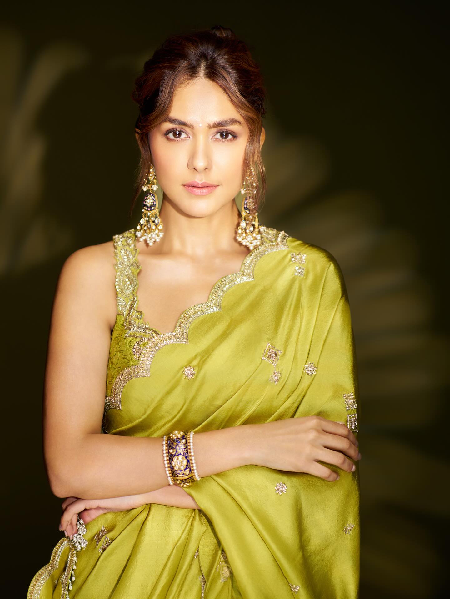 The Actress Poses Gracefully In Ethnic Wear