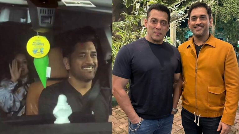 MS Dhoni at Salman Khan Birthday
