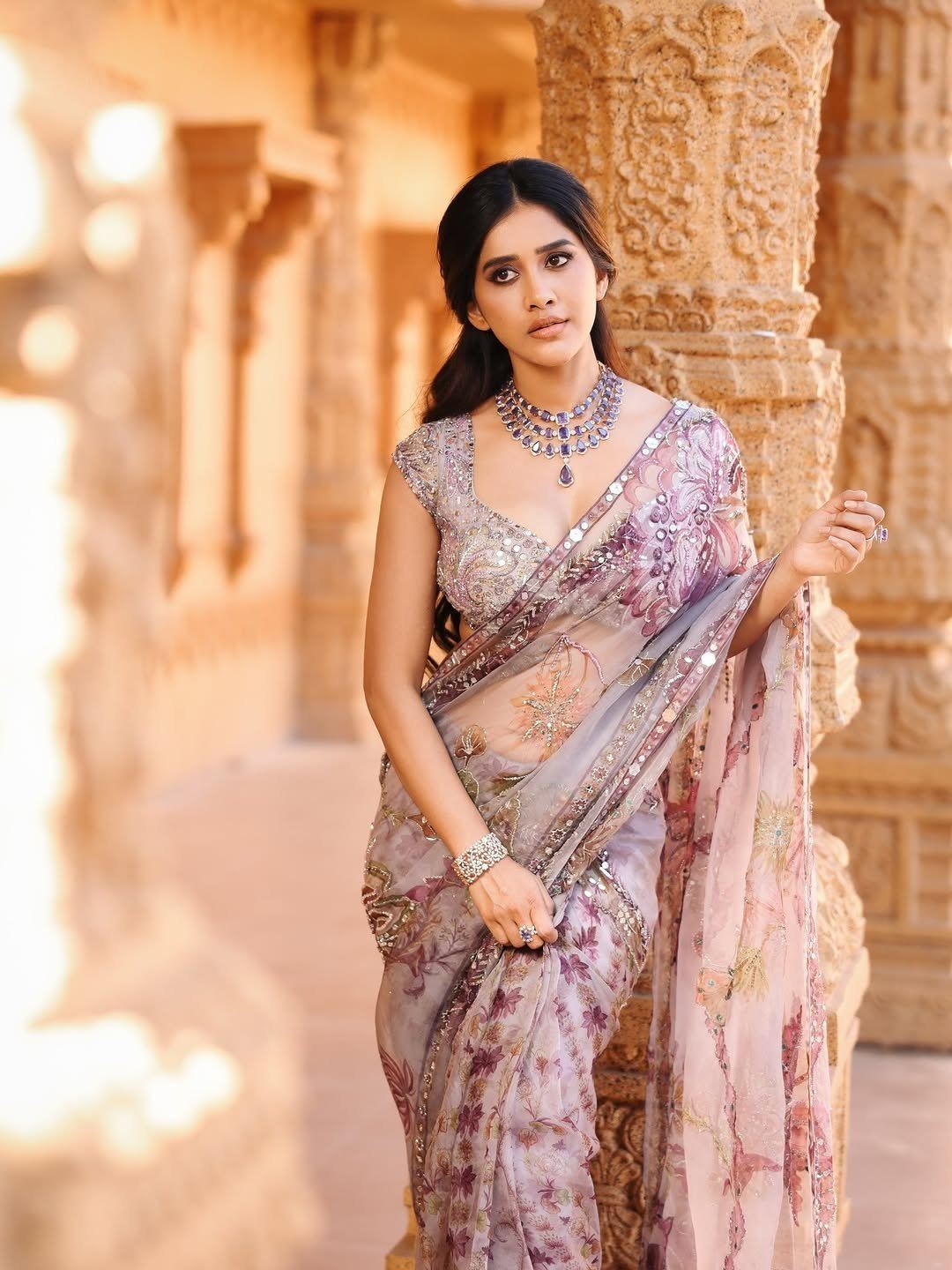 Nabha Natesh's Sizzling Hot Traditional Avatar