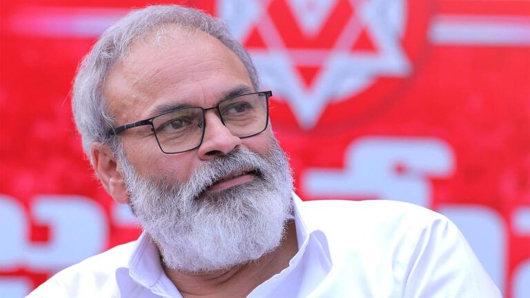 Naga Babu with Chandrababu Naidu and Pawan Kalyan